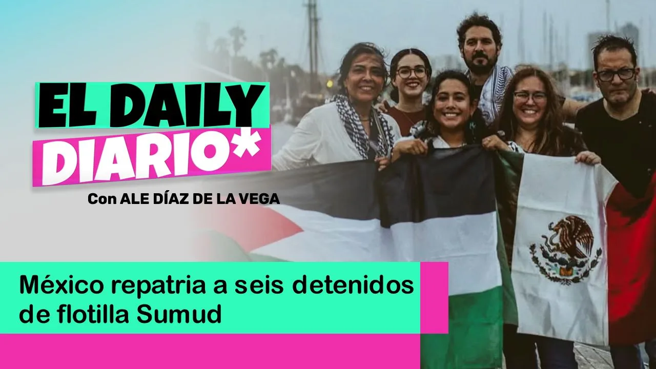 Lee más sobre el artículo México repatria a seis detenidos de flotilla Sumud