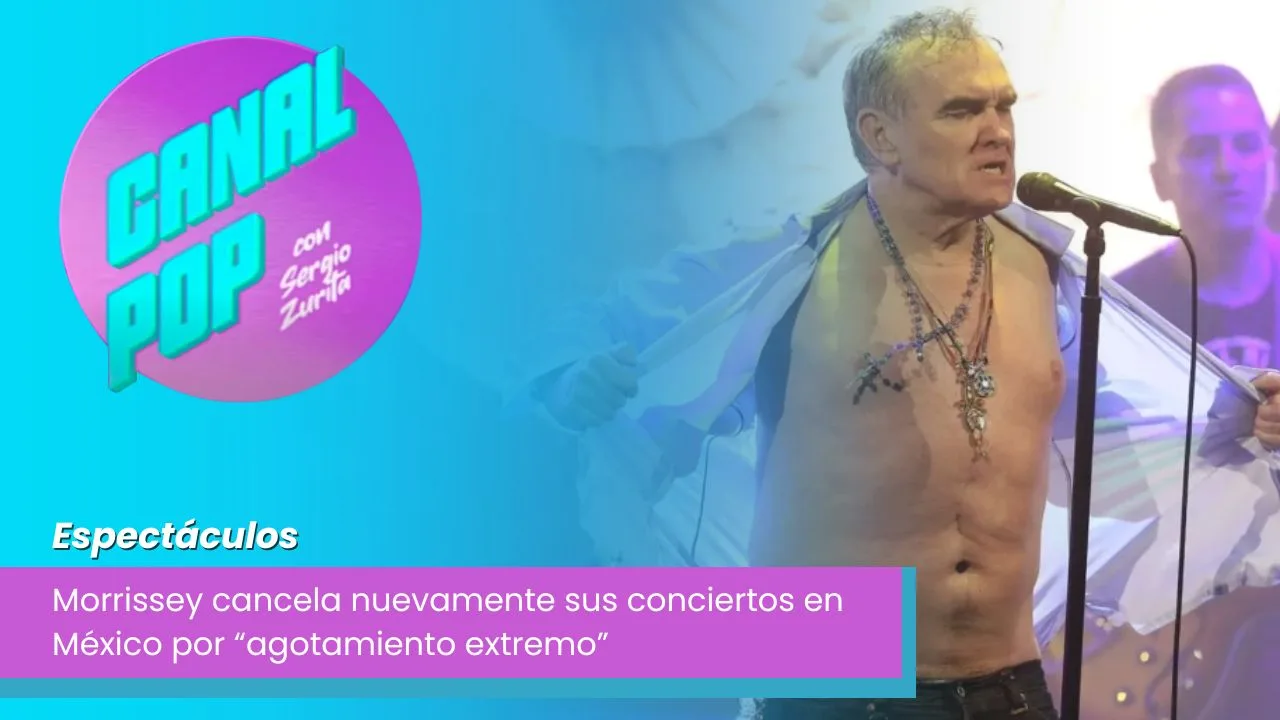 Lee más sobre el artículo Morrissey cancela nuevamente sus conciertos en México por “agotamiento extremo”
