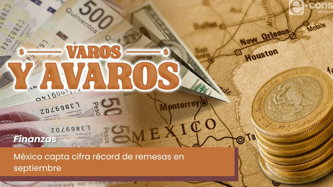 Lee más sobre el artículo México capta cifra récord de remesas en septiembre