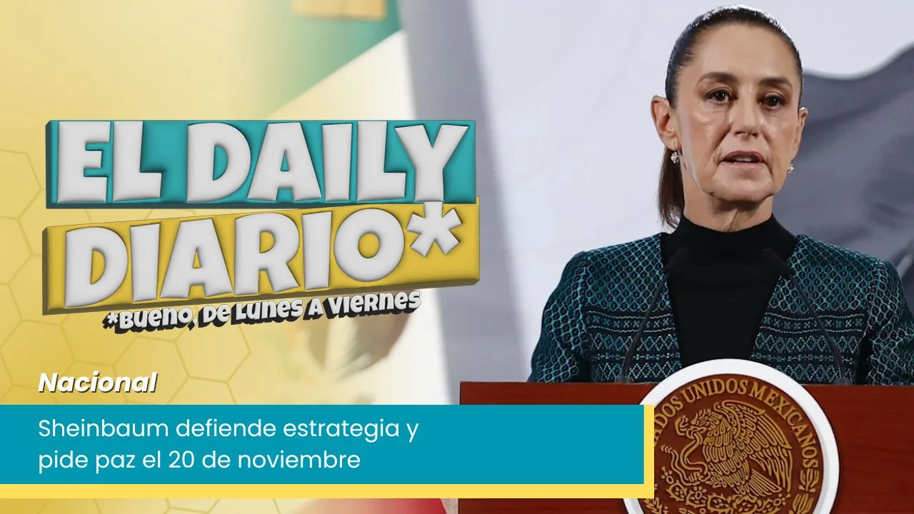 Lee más sobre el artículo Sheinbaum defiende estrategia y pide paz el 20 de noviembre