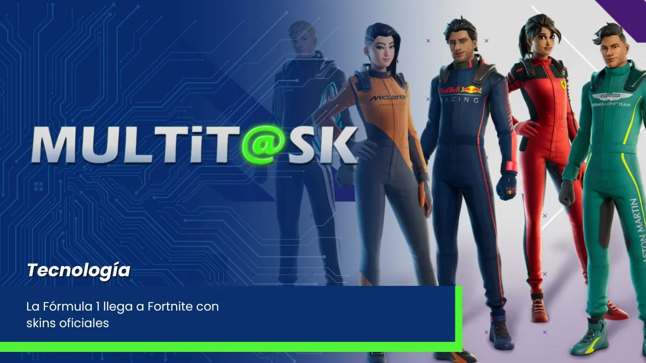 Lee más sobre el artículo La Fórmula 1 llega a Fortnite con skins oficiales