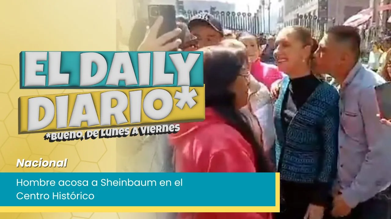Lee más sobre el artículo Hombre acosa a Sheinbaum en el Centro Histórico