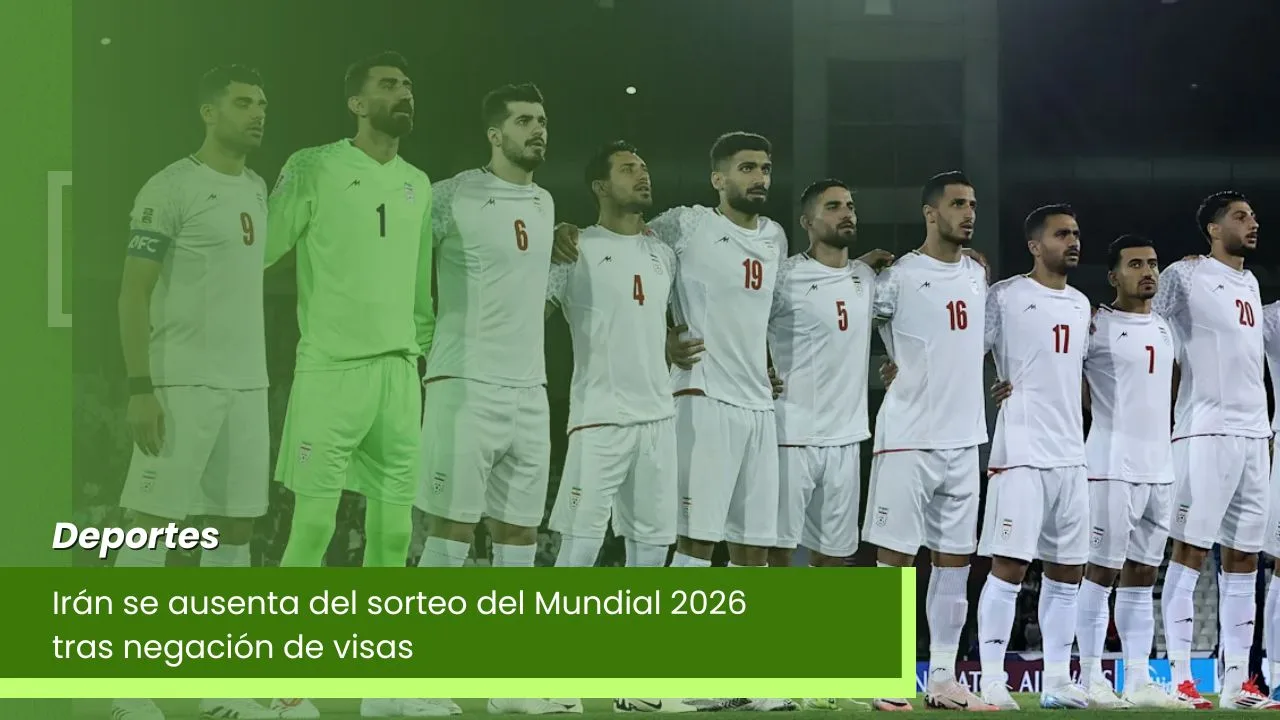 Lee más sobre el artículo Irán se ausenta del sorteo del Mundial 2026 tras negación de visas