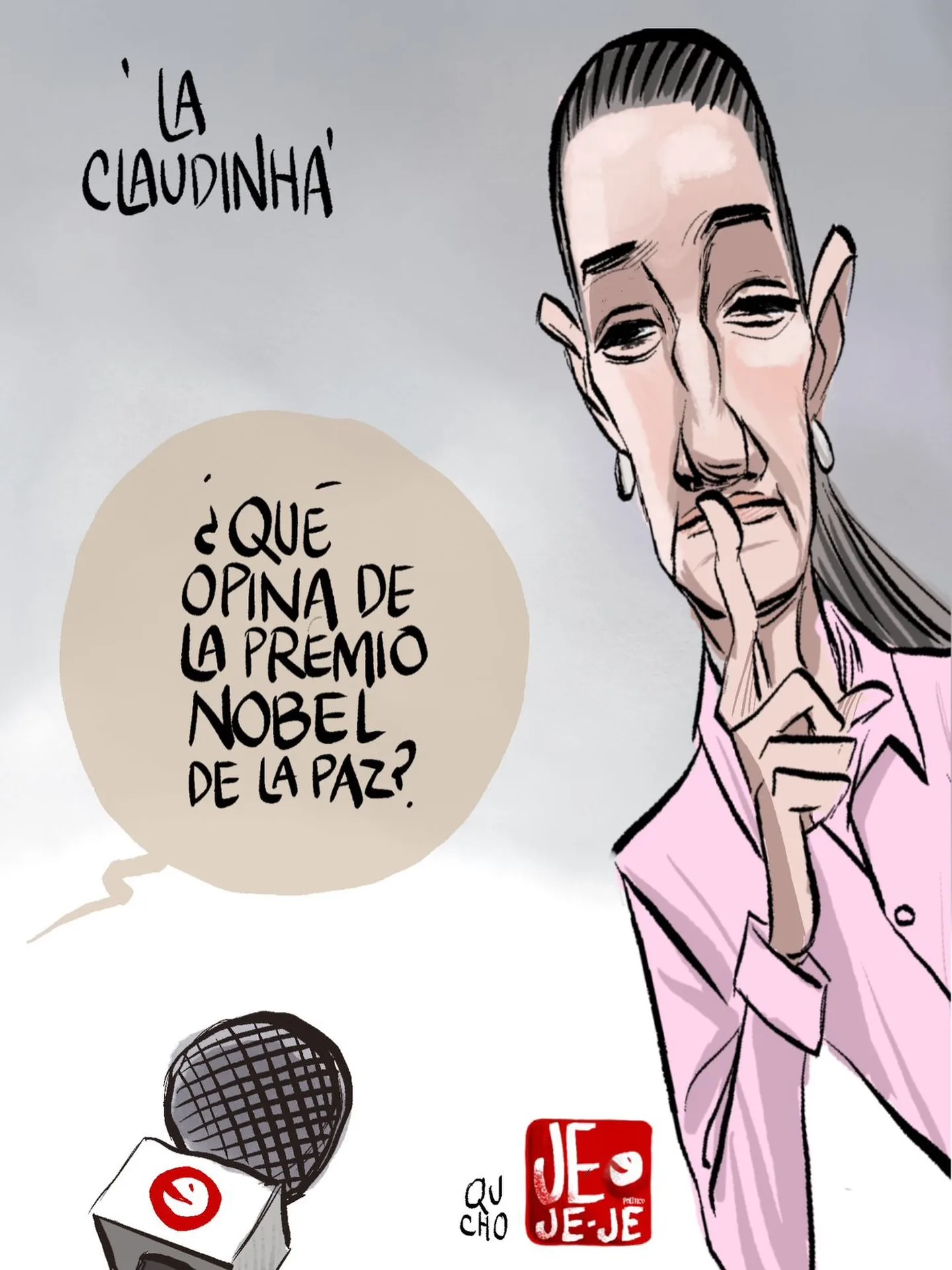 Lee más sobre el artículo Cuando la premio Nobel de la Paz habla de derechos humanos en Venezuela… y La Claudinha prefiere aplicar la diplomacia del silencio: “no opino de otros países”…Excepto cuando sí. 👀