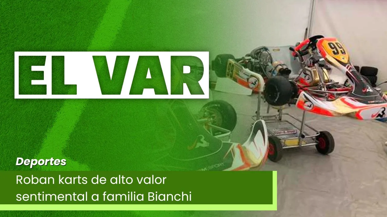 Lee más sobre el artículo Roban karts de alto valor sentimental a familia Bianchi