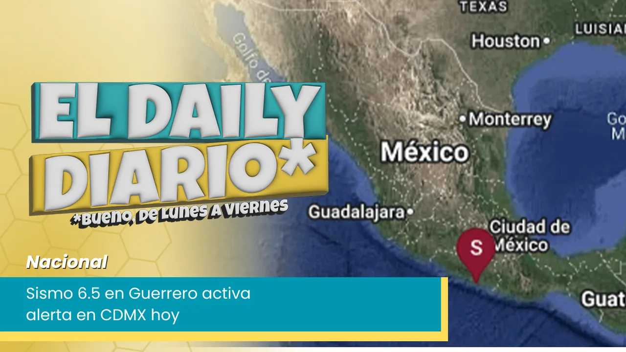 Lee más sobre el artículo Sismo 6.5 en Guerrero activa alerta en CDMX hoy