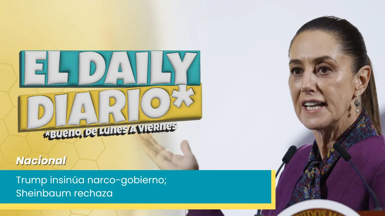 Lee más sobre el artículo Trump insinúa narco-gobierno; Sheinbaum rechaza
