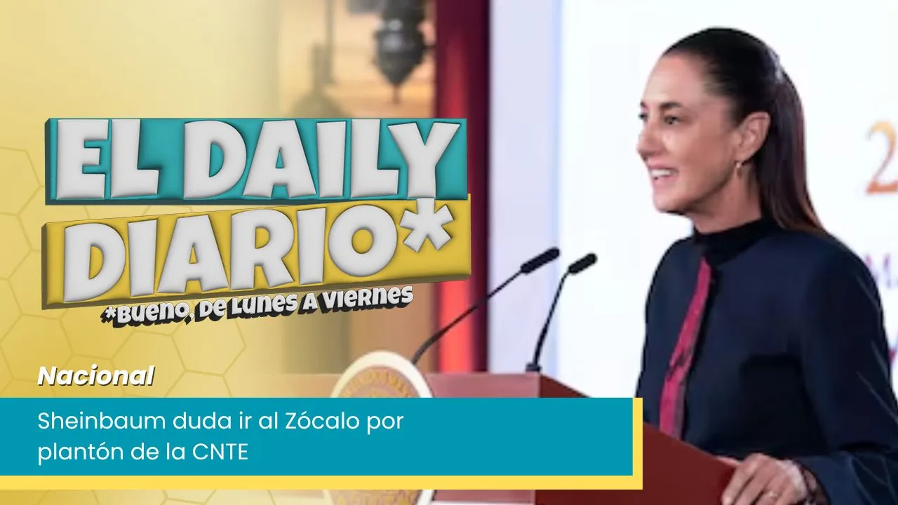 Lee más sobre el artículo Sheinbaum duda ir al Zócalo por plantón de la CNTE