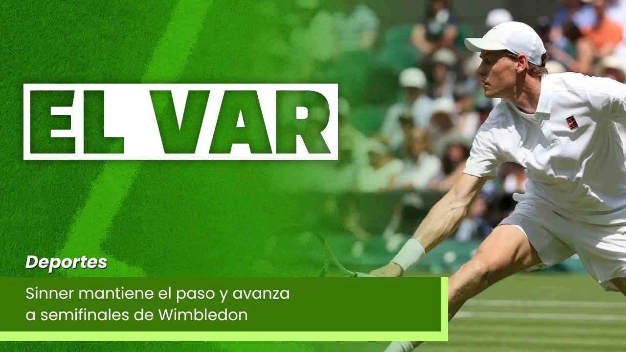 Lee más sobre el artículo Sinner mantiene el paso y avanza a semifinales de Wimbledon