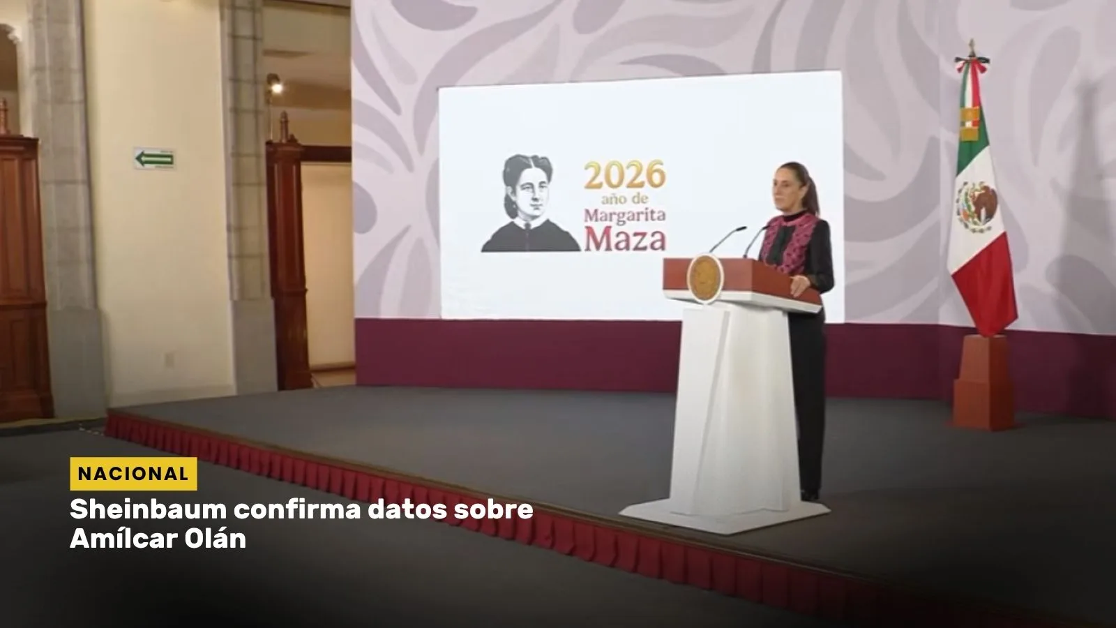 Lee más sobre el artículo Sheinbaum confirma datos sobre Amílcar Olán
