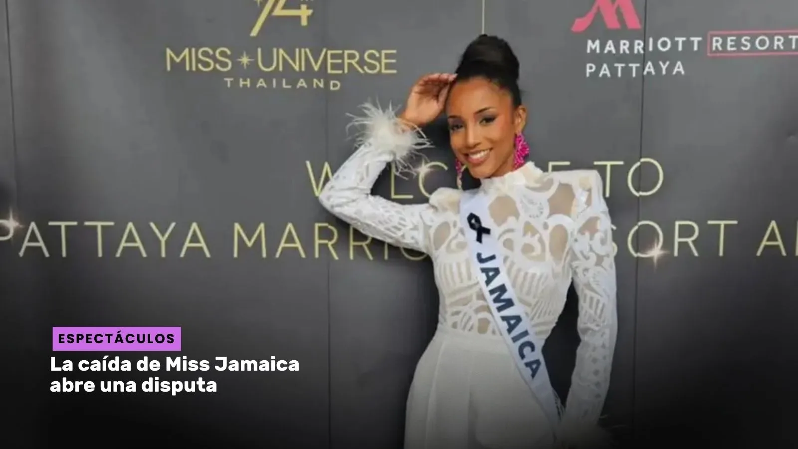 Lee más sobre el artículo La caída de Miss Jamaica abre una disputa