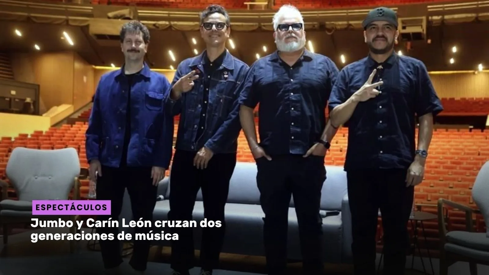 Lee más sobre el artículo Jumbo y Carín León cruzan dos generaciones de música