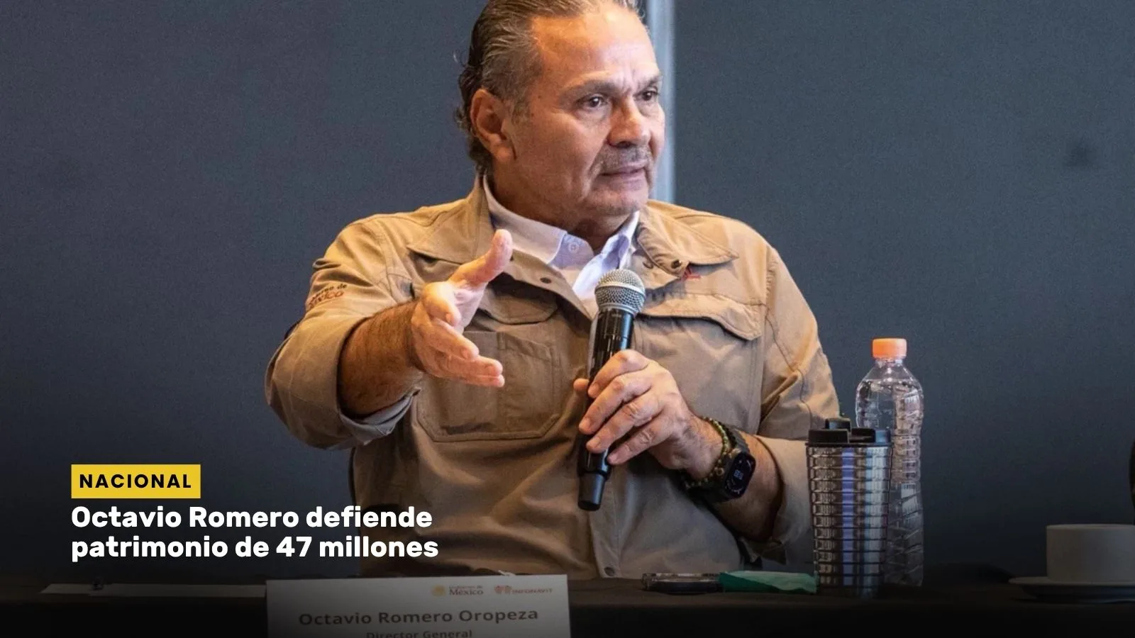 Lee más sobre el artículo Octavio Romero defiende patrimonio de 47 millones