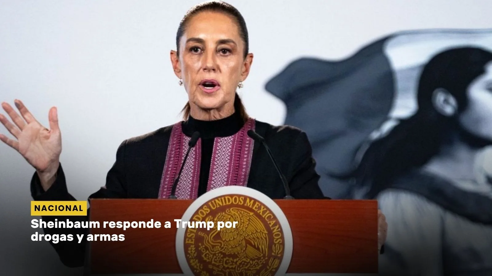 Lee más sobre el artículo Sheinbaum responde a Trump por drogas y armas