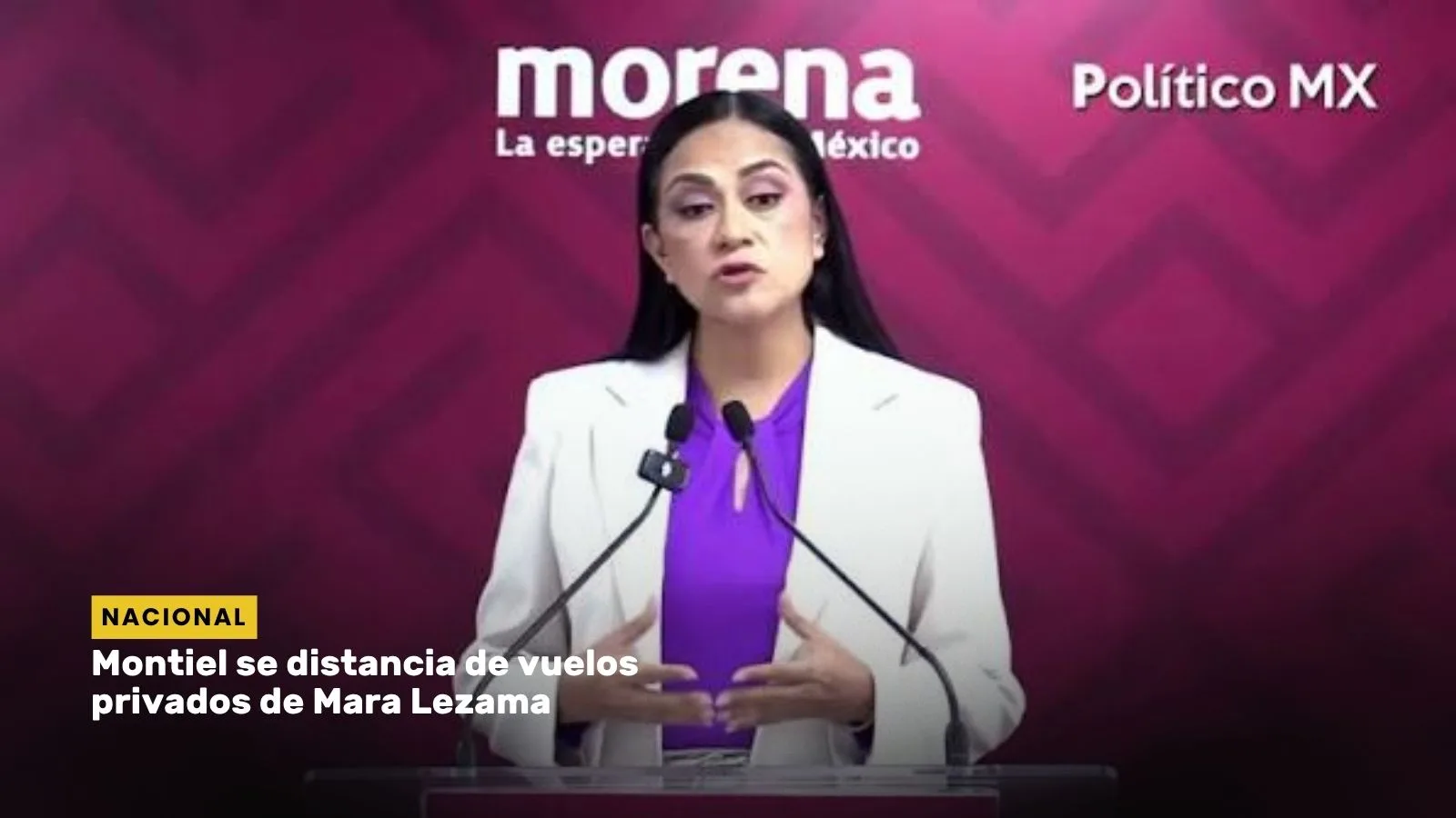 Lee más sobre el artículo Montiel se distancia de vuelos privados de Mara Lezama
