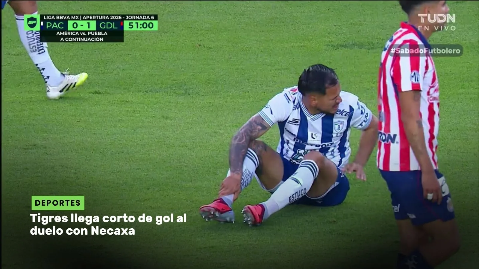 Lee más sobre el artículo Tigres llega corto de gol al duelo con Necaxa