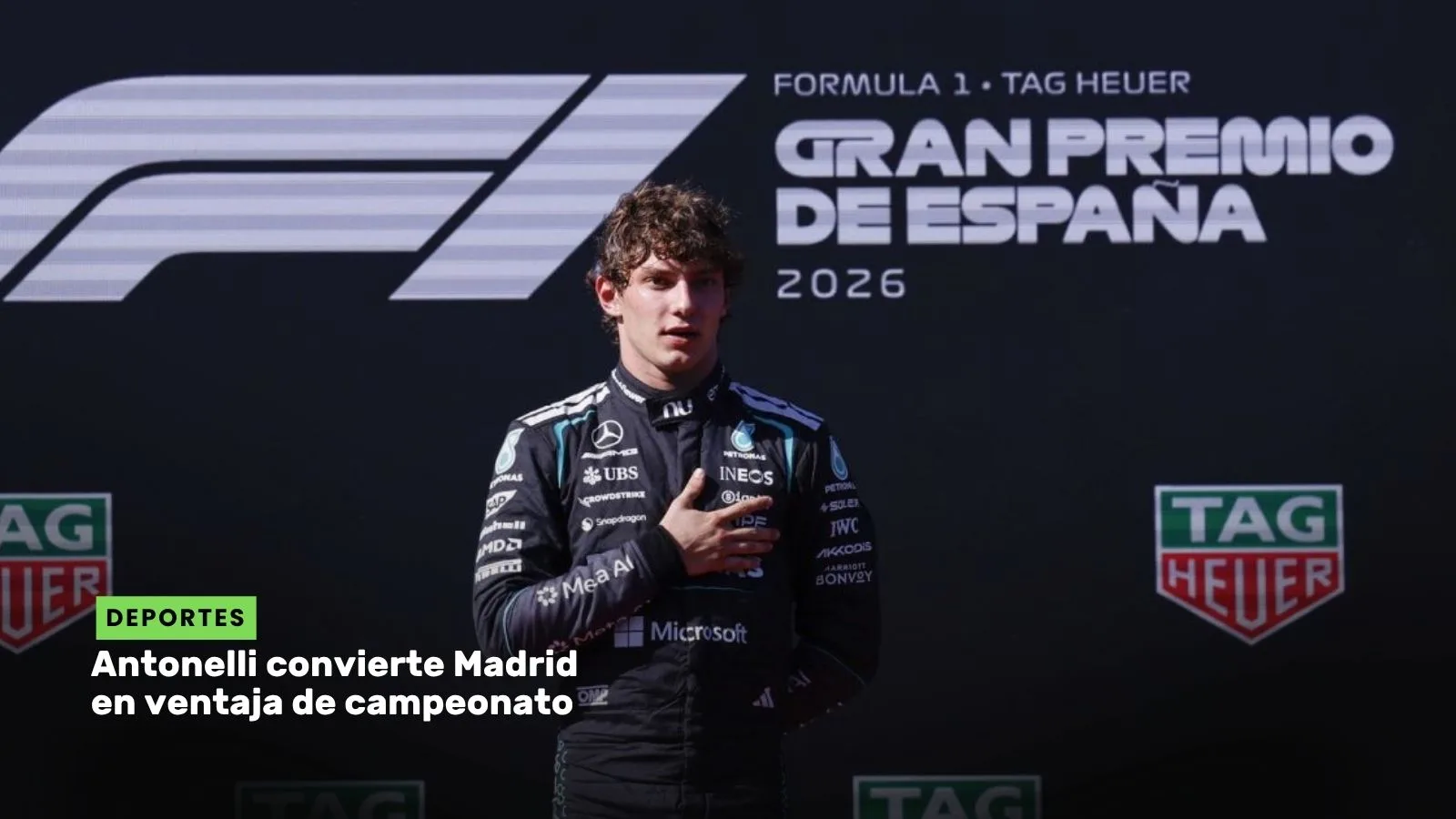 Lee más sobre el artículo Antonelli convierte Madrid en ventaja de campeonato