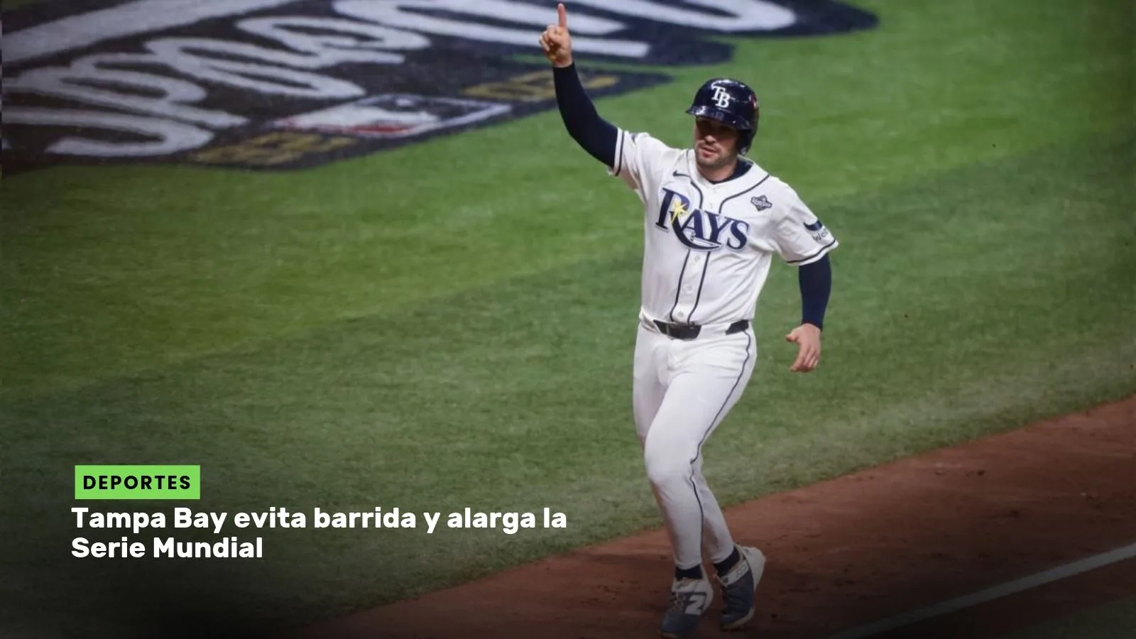 Lee más sobre el artículo Tampa Bay evita barrida y alarga la Serie Mundial