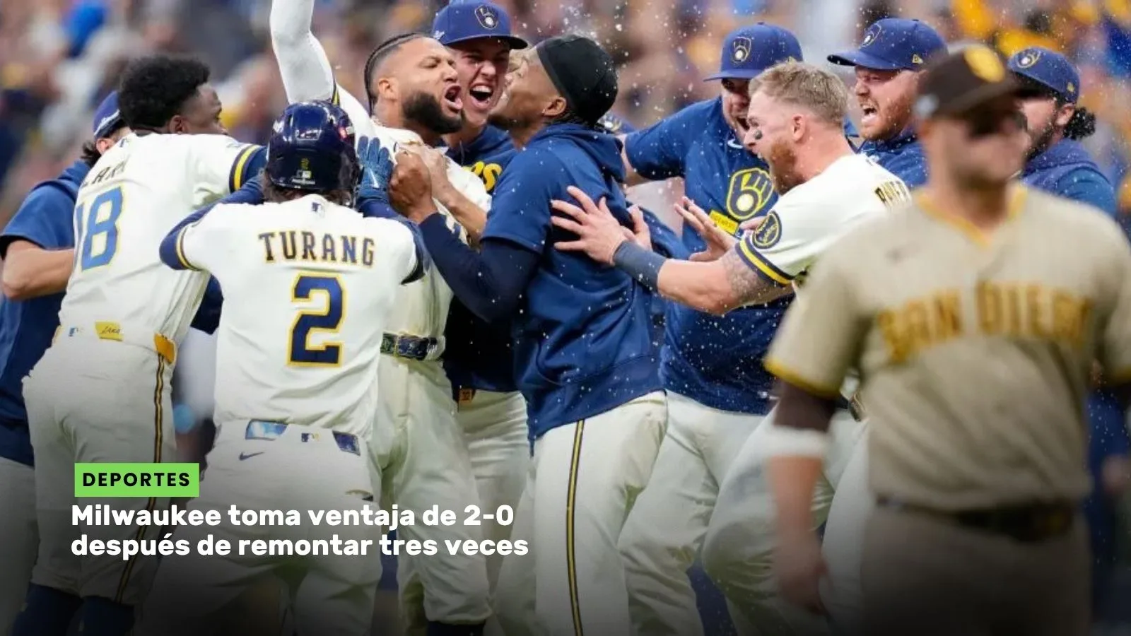 Lee más sobre el artículo Milwaukee toma ventaja de 2-0 después de remontar tres veces
