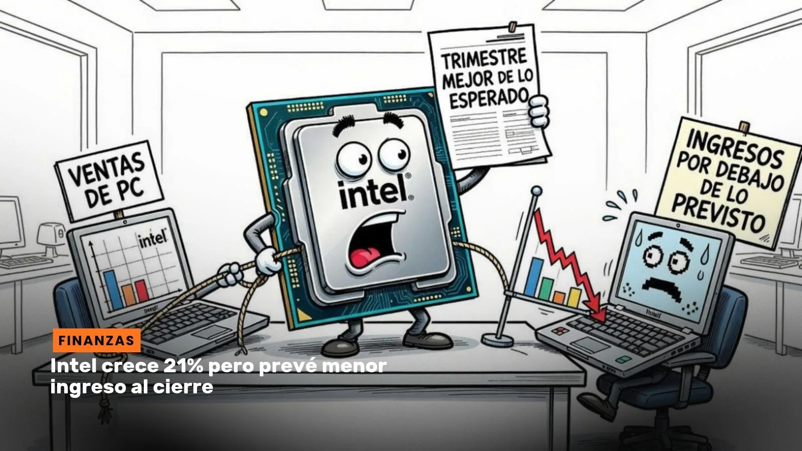 Lee más sobre el artículo Intel crece 21% pero prevé menor ingreso al cierre